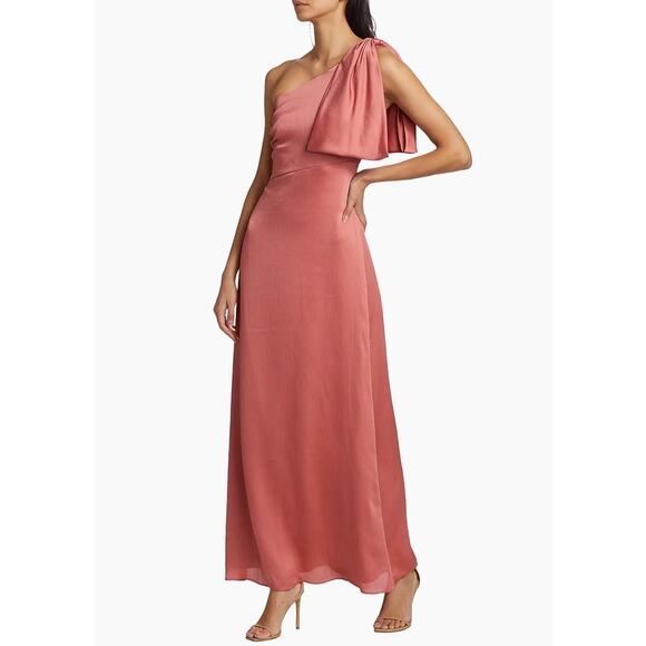Sachin & Babi Chelsea One Shoulder Bow Gown Size 22W - Picture 1 of 11